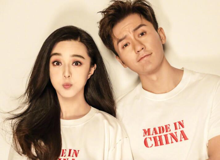 范冰冰李晨相拥拍写真 范爷笑得超开心画面很幸福