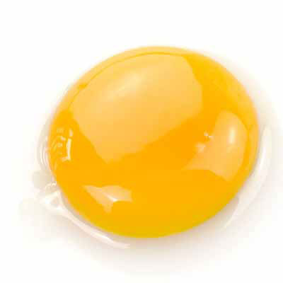 鲜蛋蛋内液态流体呈灰黄色