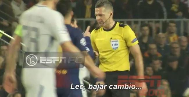 梅西指裁判鼻子动图是哪场比赛 梅西指裁判鼻子说了什么