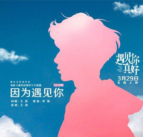 王源《因为遇见你2018版》歌词欣赏