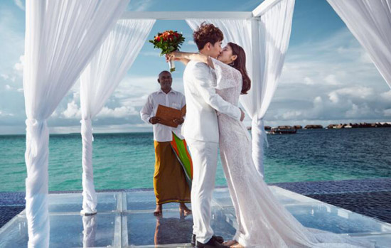 闊╁ぉ瀹囧垬绉嬪畯鐨勭粨濠氱収 鍒樼瀹忔瘮闊╁ぉ瀹囧ぇ鍑犲瞾