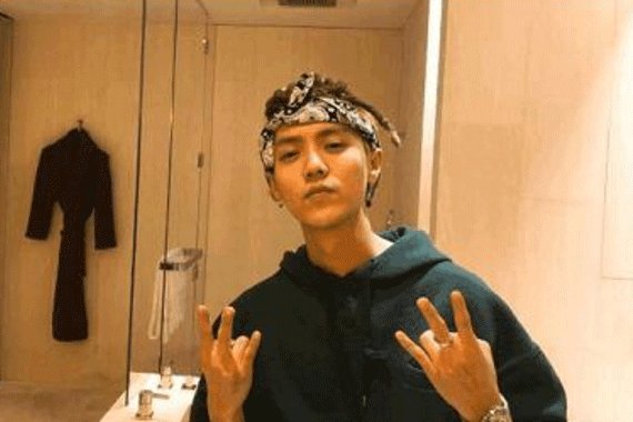 鹿晗新发型嘻哈范