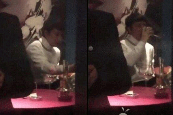 贾乃亮深夜独自买醉