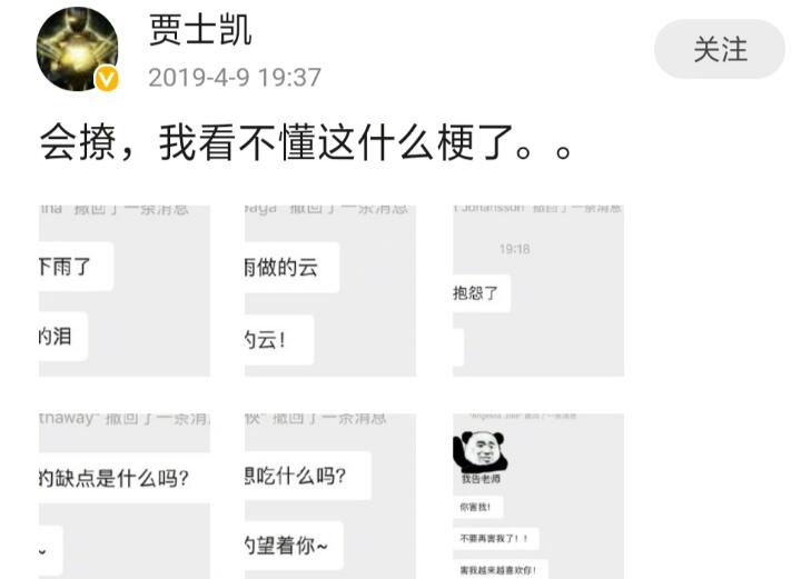 贾士凯辟谣截聊天截图什么梗