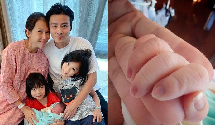 张晋蔡少芬一家五口