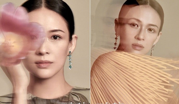 章子怡孕肚照封面