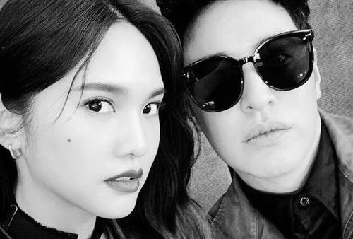 杨丞琳潘玮柏合影