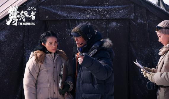 《攀登者》章子怡拍摄花絮
