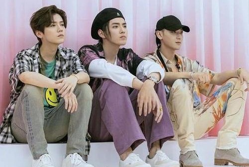 吴亦凡鹿晗黄子韬同框