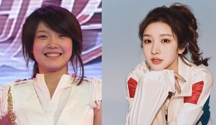 戴燕妮旧新照对比