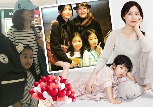 李英爱携女看舞台剧